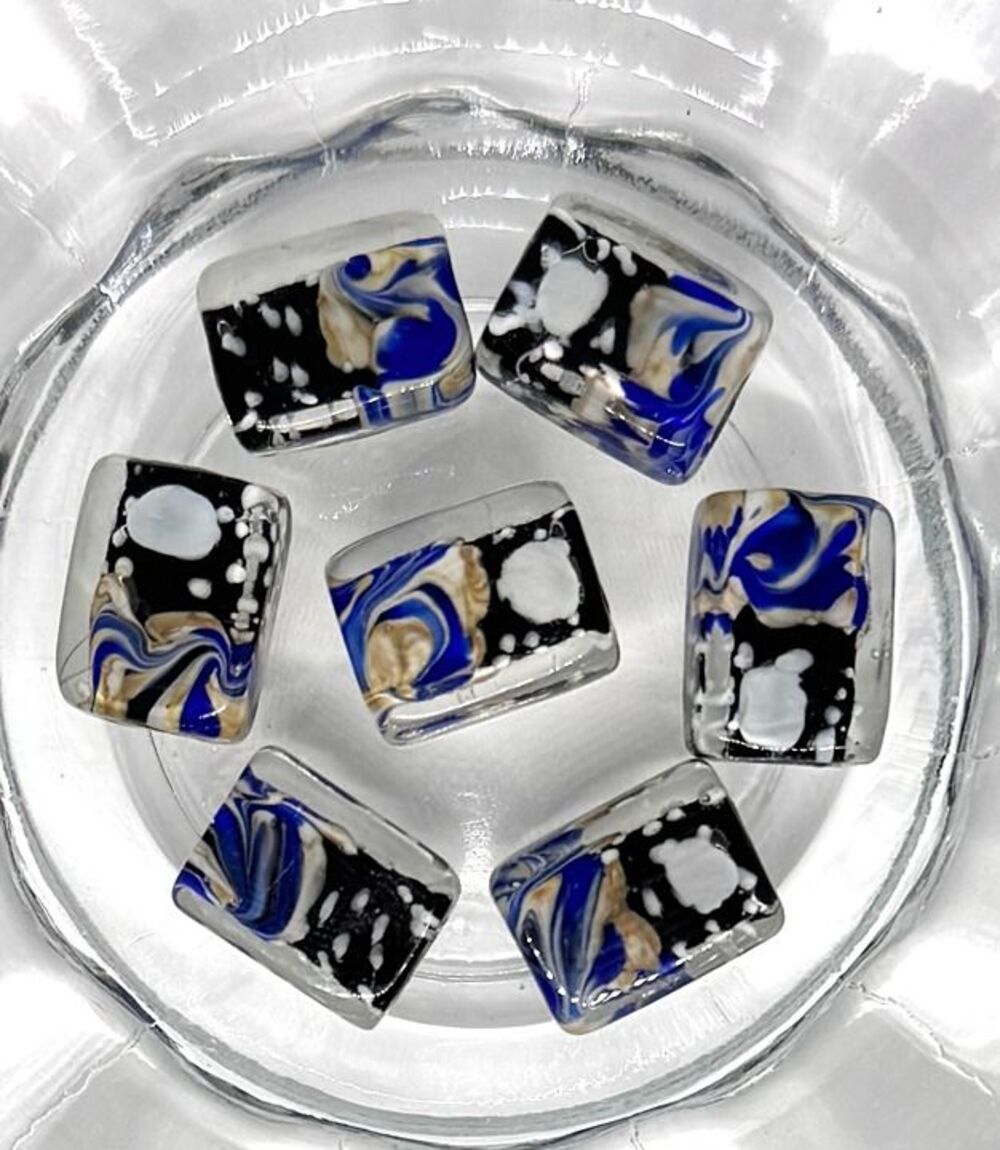 7pcs Beads for Jewelry Making Lampwork Beads #22113 - Picture 2 of 4
